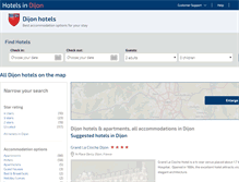 Tablet Screenshot of hotelsindijon.com